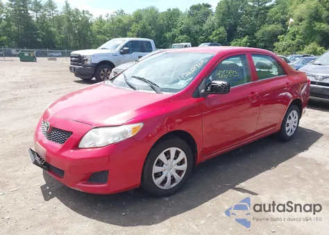 2009 Toyota Corolla Le from USA, damaged, VIN 2T1BU40E69C139312
